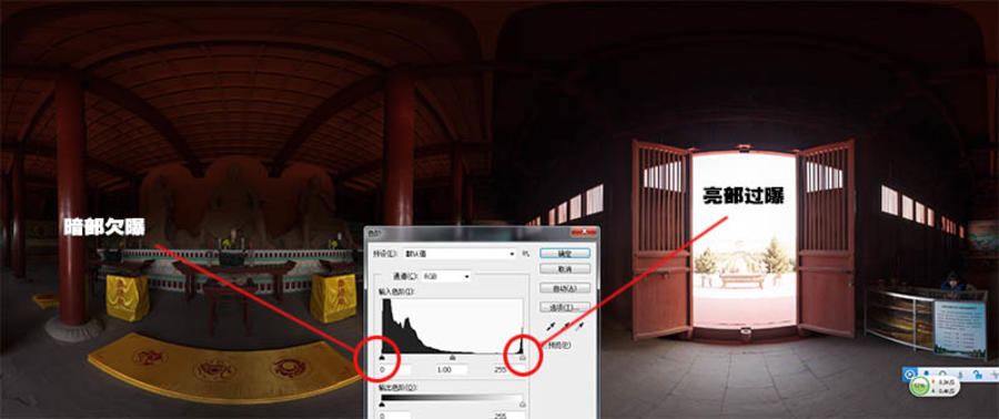 如何應對大光比場景的全景拍攝